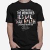 Thank You For The Memories Eddie Van Halen Legends Never Die T-Shirt