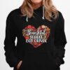 Thankful School Bus Driver Heart Hoodie