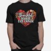 Thankful School Bus Driver Heart T-Shirt