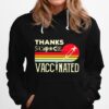 Thanks Science Vaccinated Vintage Retro Classic Hoodie