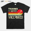 Thanks Science Vaccinated Vintage Retro Classic T-Shirt