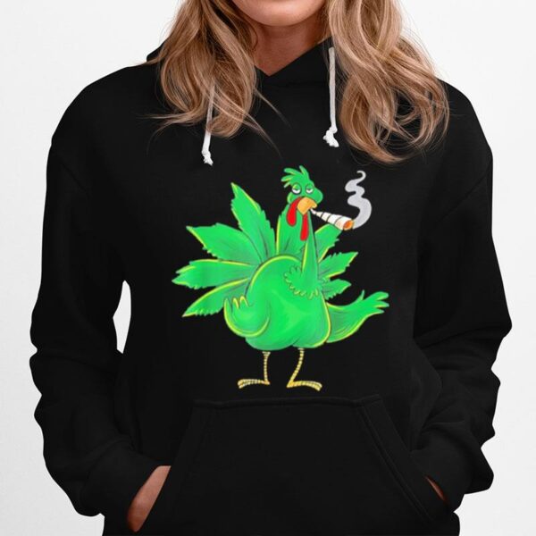 Thanksgiving Turkey Weed Pot Smoker Hoodie