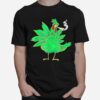 Thanksgiving Turkey Weed Pot Smoker T-Shirt