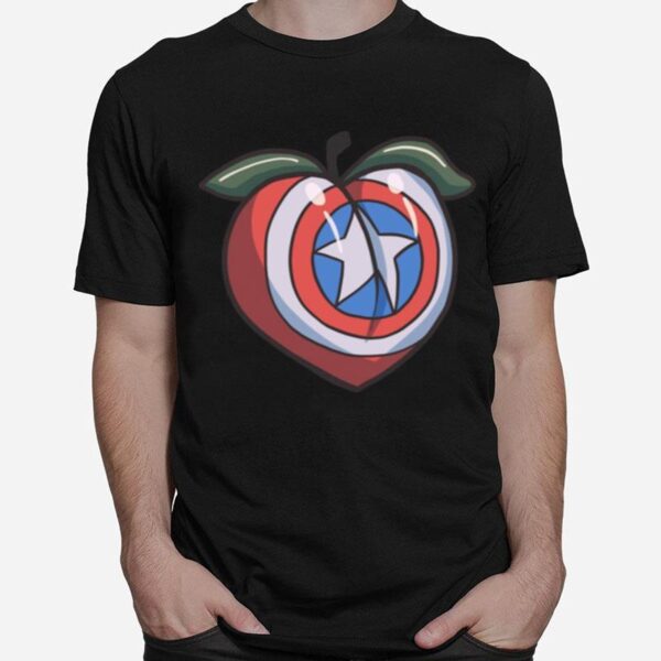 Thats Americas Peach Avengers Captain America T-Shirt