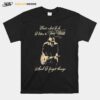 Thats What I Do I Listen Tom Waits And I Forget Things Guitar T-Shirt