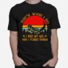 Thats What I Do I Ride My Mx And I Forget Things Dirt Bike Vintage Retro T-Shirt