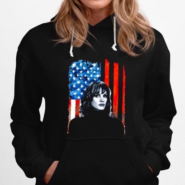 The 355 Jessica Chastain Mace American Flag Hoodie