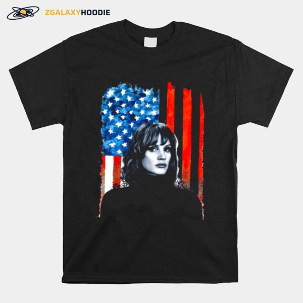 The 355 Jessica Chastain Mace American Flag T-Shirt