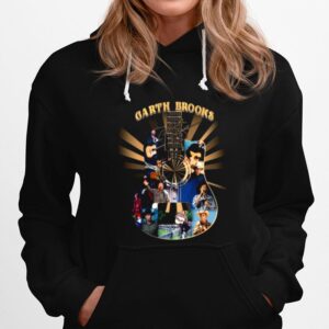 The Acoustic Guitar And Garth Brooks Photographic Signature Hoodie