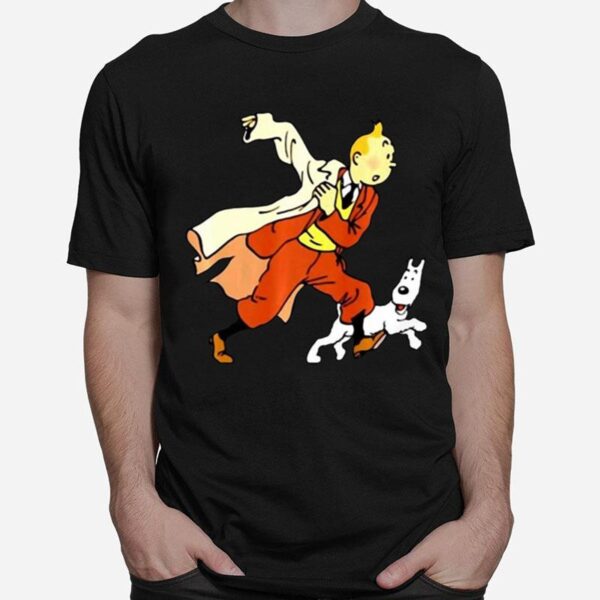 The Adventures Of Tintin Comic T-Shirt