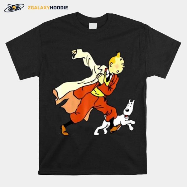 The Adventures Of Tintin Comic T-Shirt