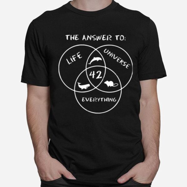 The Answer To Life Universe Everything T-Shirt