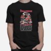 The Atlanta Falcons 57Th Anniversary 1966 2023 Thank You For The Memories Signatures T-Shirt