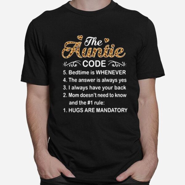 The Auntie Code Mothers Day T-Shirt