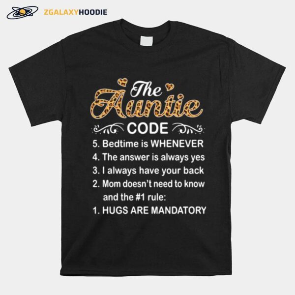 The Auntie Code Mothers Day T-Shirt