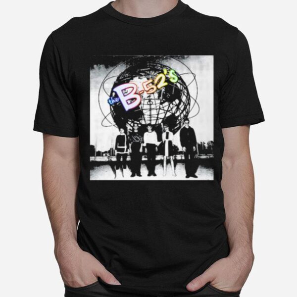 The B 52S Retro Black White T-Shirt