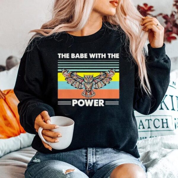 The Babe With The Power Owl Sweater