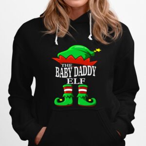 The Baby Daddy Elf Matching Group Family Christmas Fun Hoodie