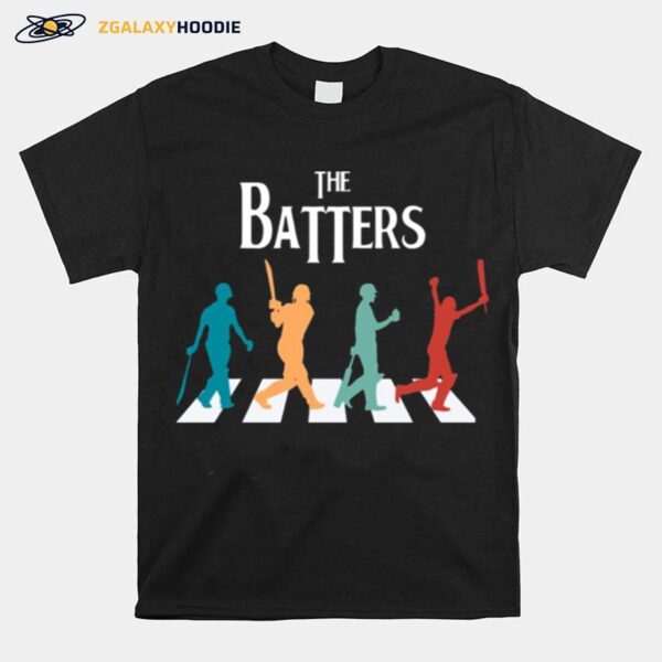 The Batters Cricket Crosswalk Love Cricket Cricket Batsmen T-Shirt