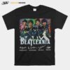 The Beatleania George Harrison Paul Mc Cartney John Lennon Ringo Starr T-Shirt