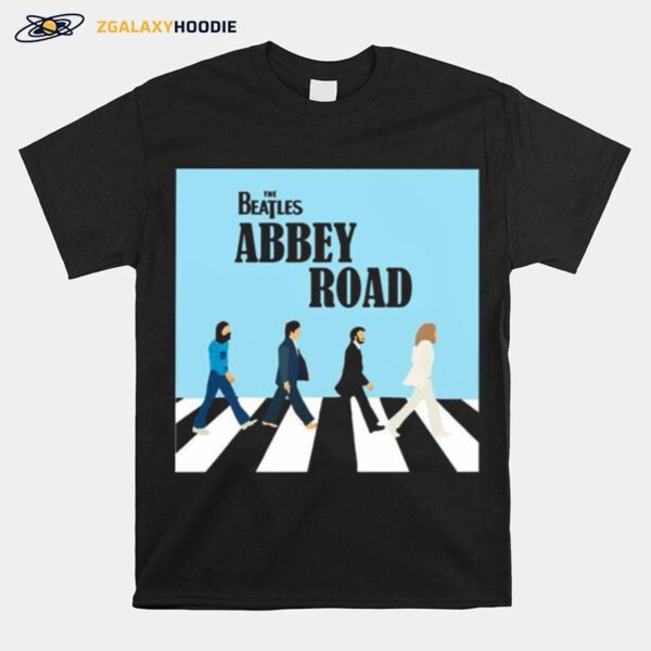 The Beatles Abbey Road Road John Lennon Canvas Wall T-Shirt