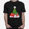 The Beatles Santa Rock Band Merry Christmas Tree T-Shirt