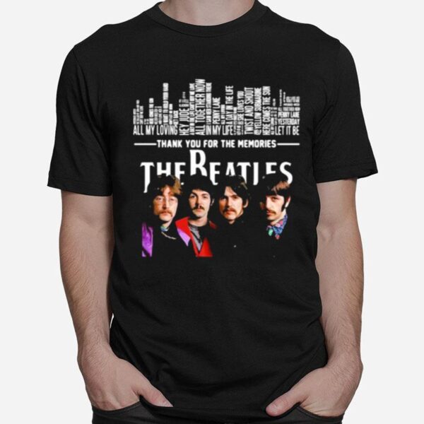 The Beatles Thank You For The Memories T-Shirt