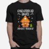 The Best Gingerbread House Project Manager T-Shirt