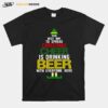 The Best Way To Spread Christmas Cheer Is Drinking Beer With Everyone Here T-Shirt