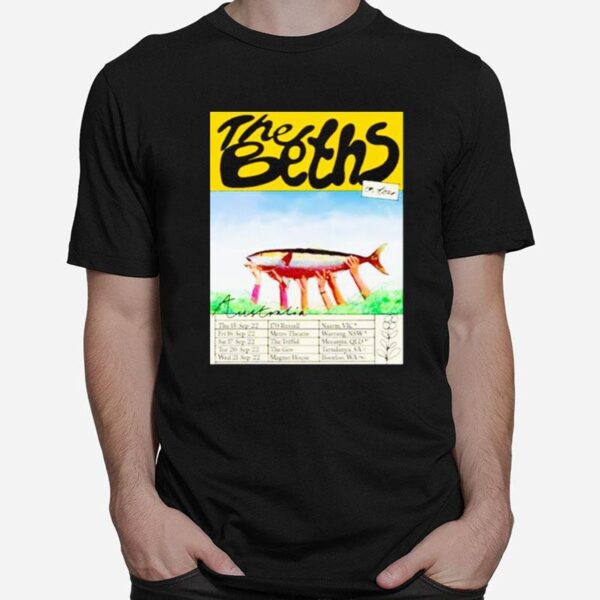 The Beths On Tour Australia 2022 T-Shirt