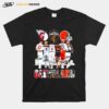 The Bieber Sexton Garrett And Chubb Cleveland Sports City Signatures T-Shirt