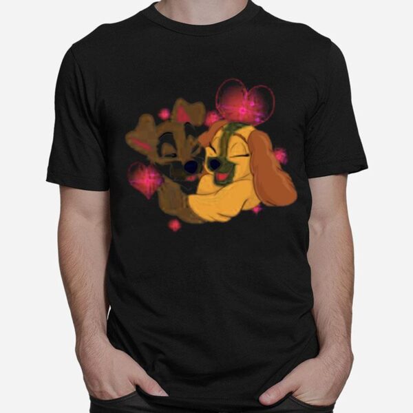 The Big Hug Love Lady And The Tramp T-Shirt