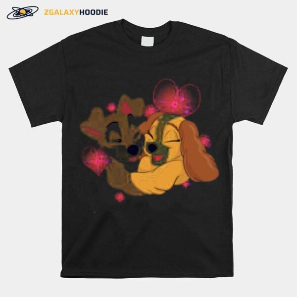 The Big Hug Love Lady And The Tramp T-Shirt