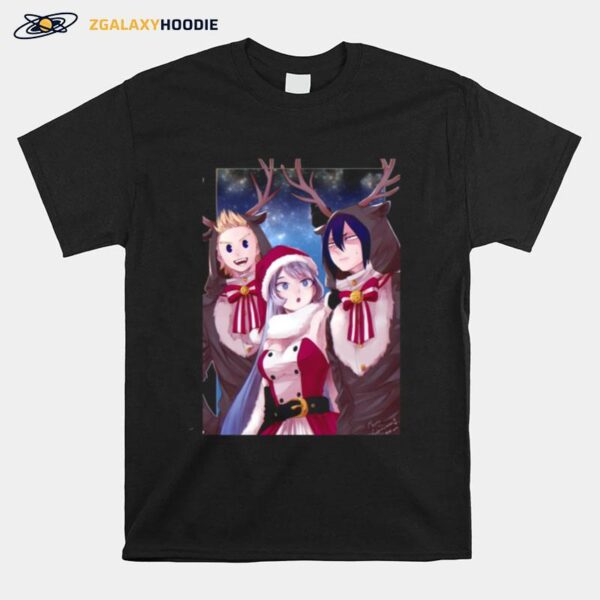 The Big Three Boku No Hero Academia In Christmas T-Shirt