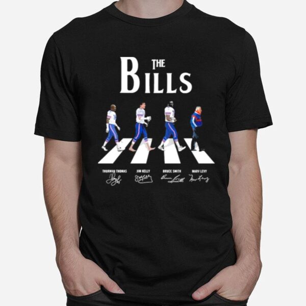 The Bills 60Th Abbey Road Signatures T-Shirt