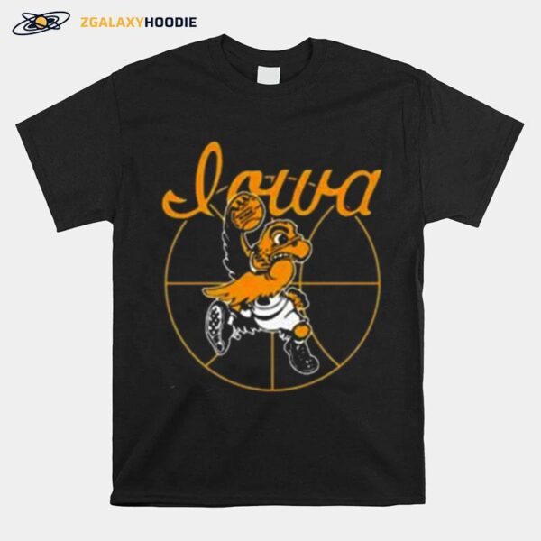 The Black And Gold Ncaa 2023 Iowa Hawkeyes Basketball T-Shirt