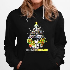 The Black And Gold Trees Team Steelers Christmas Hoodie