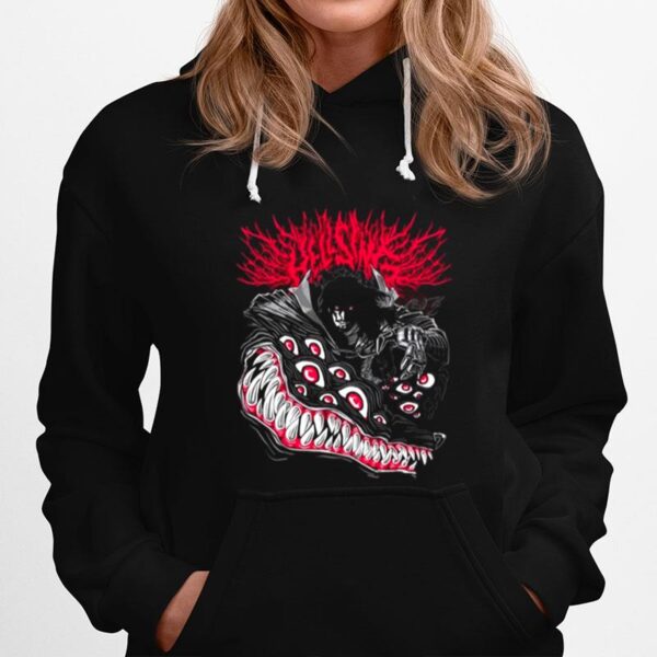 The Black And White Art Metal Hellsinger Hoodie