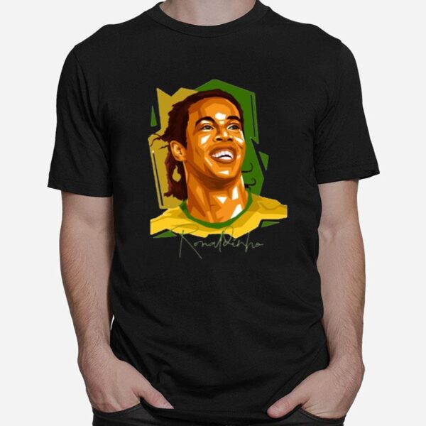 The Brazil Legend Ronaldinho Football T-Shirt