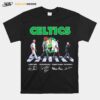 The Celtics Basketball Team Abbey Road 2023 Signatures T-Shirt