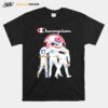 The Champions New York Yankees New York Yankees Champion Matty Alou Aaron Judge And Anthony Vincent Rizzo Signatures T-Shirt