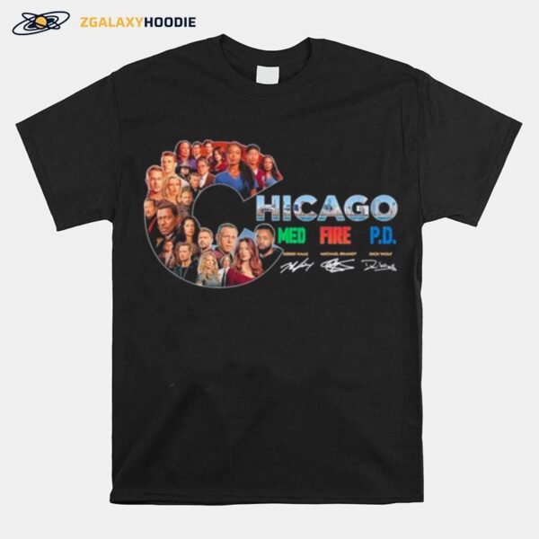 The Chicago Film With Med Fire Pd Signatures T-Shirt