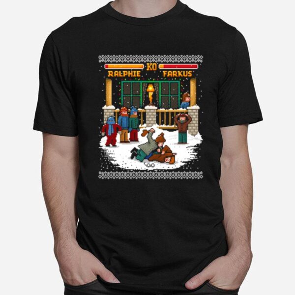 The Christmas Fight Game Oline Christmas T-Shirt