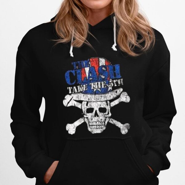 The Clash Take The Fifth Skull Hoodie