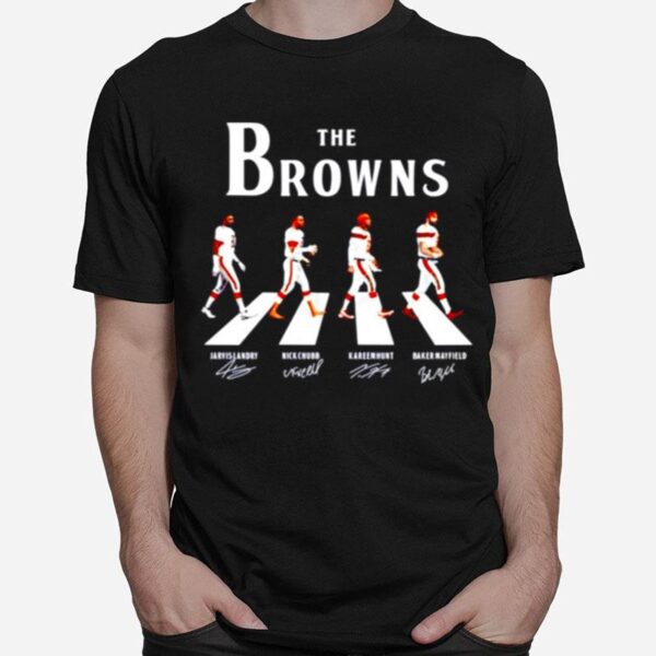 The Cleveland Browns Abbey Road Signatures T-Shirt