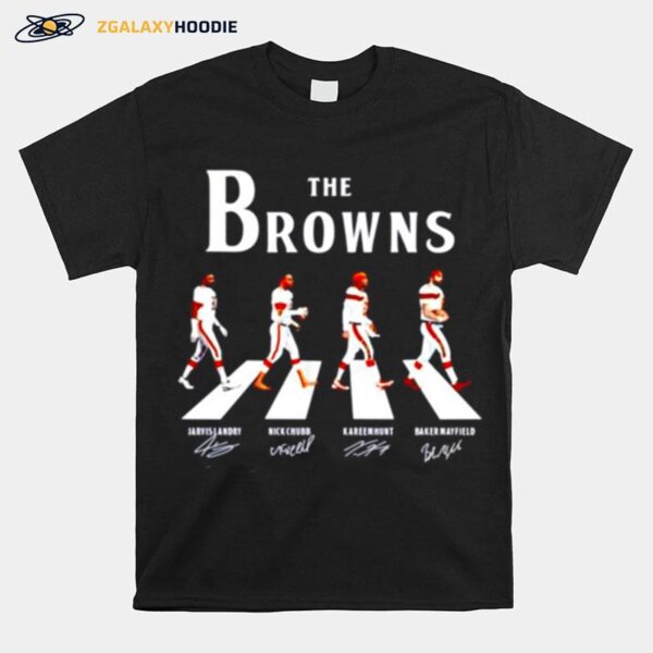 The Cleveland Browns Abbey Road Signatures T-Shirt