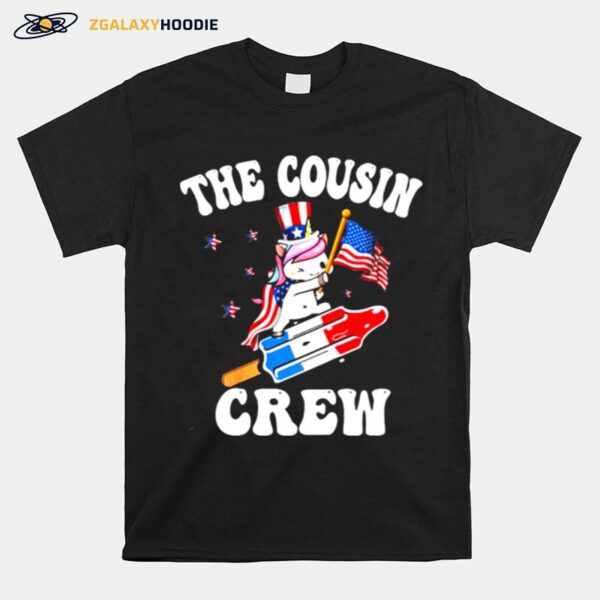 The Cousin Crew Unicorn 4Th Of July American T-Shirt