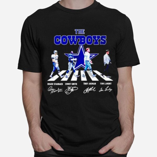 The Cowboys Abbey Road Signatures T-Shirt