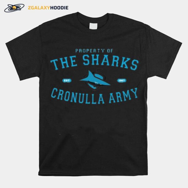 The Cronulla Sharks Army Rugby Nrl T-Shirt