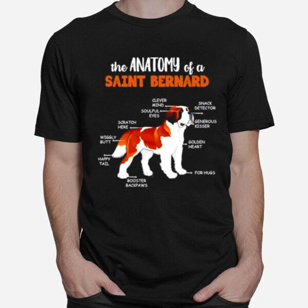 The Cute And True Anatomy Of A Saint Bernard T-Shirt